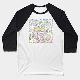 Pastel Glitch Baseball T-Shirt